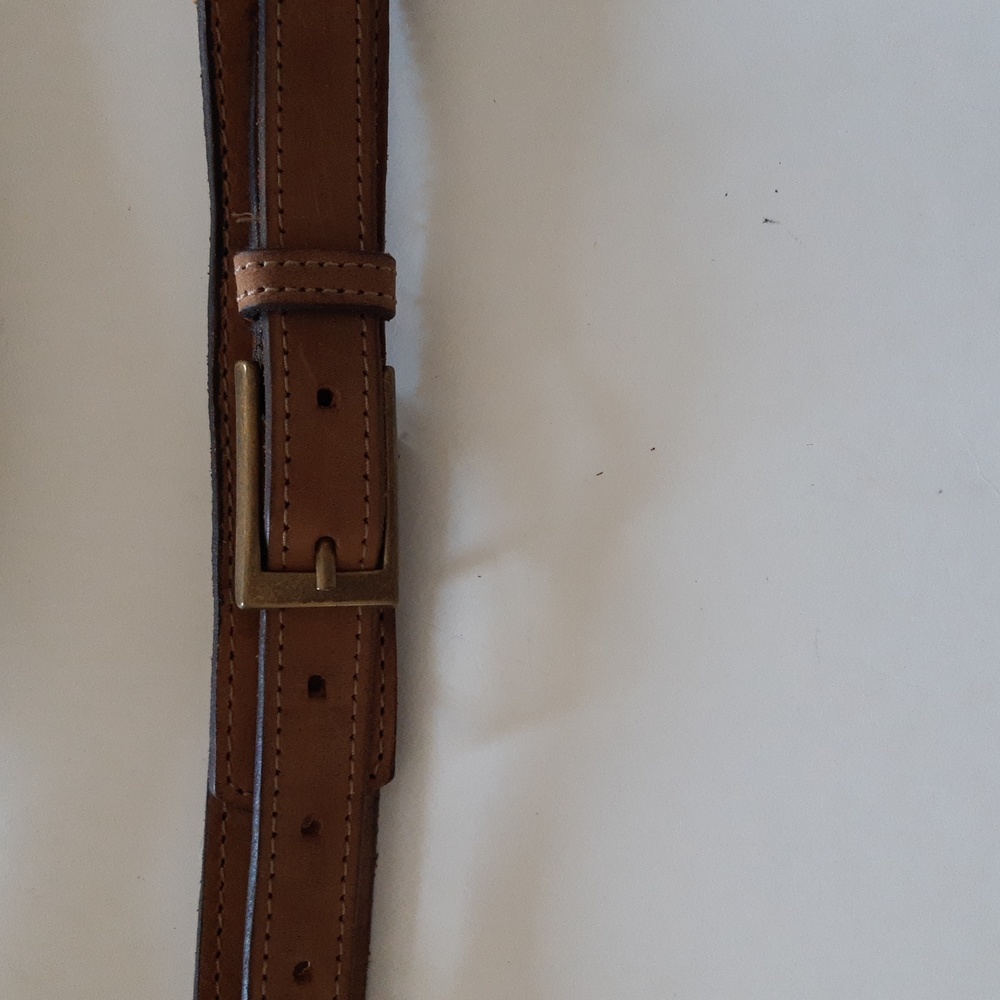🇨🇦***Brown Genuine Leather Belt / Made in Canada